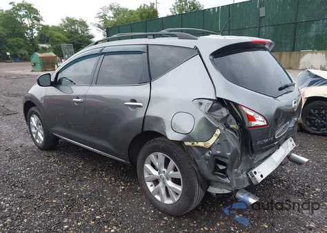 2013 Nissan Murano Sl from USA, damaged, VIN JN8AZ1MW4DW304163